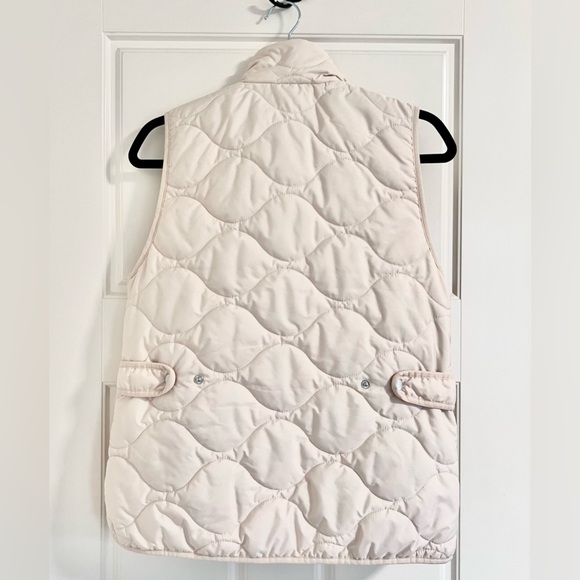 J. Crew Signature Puffer Vest in Cream - Size Small - Picture 3 of 14